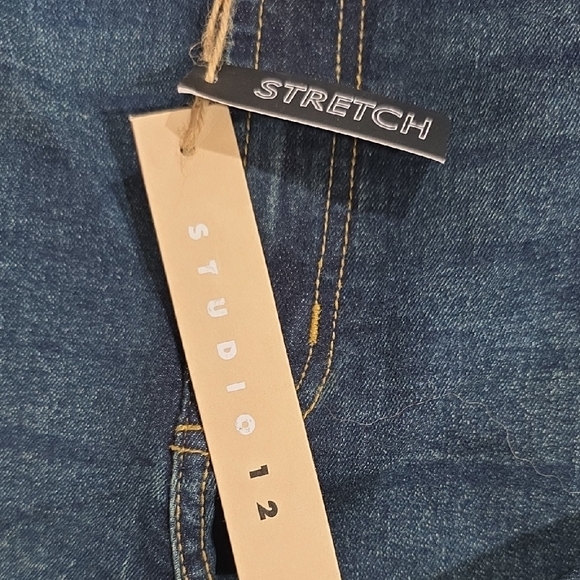 Studio Dark Indigo Women's Straight Leg Jeans - Picture 6 of 15